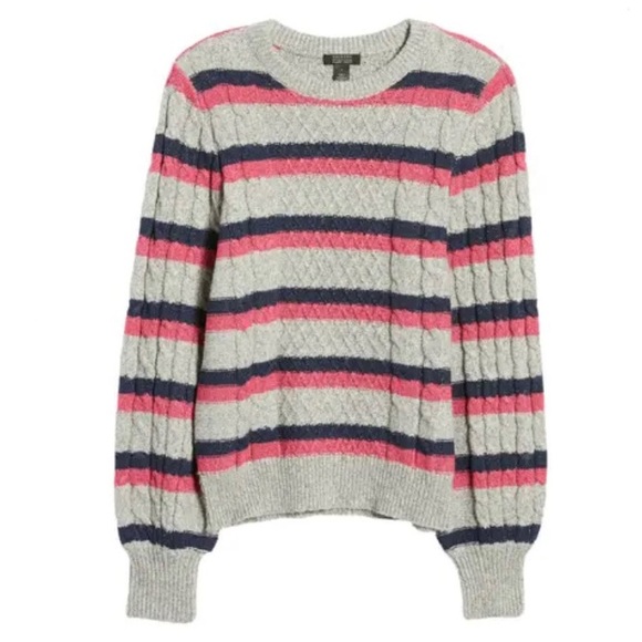 Halogen X Atlantic-Pacific Cable Knit Sweater - Picture 13 of 13